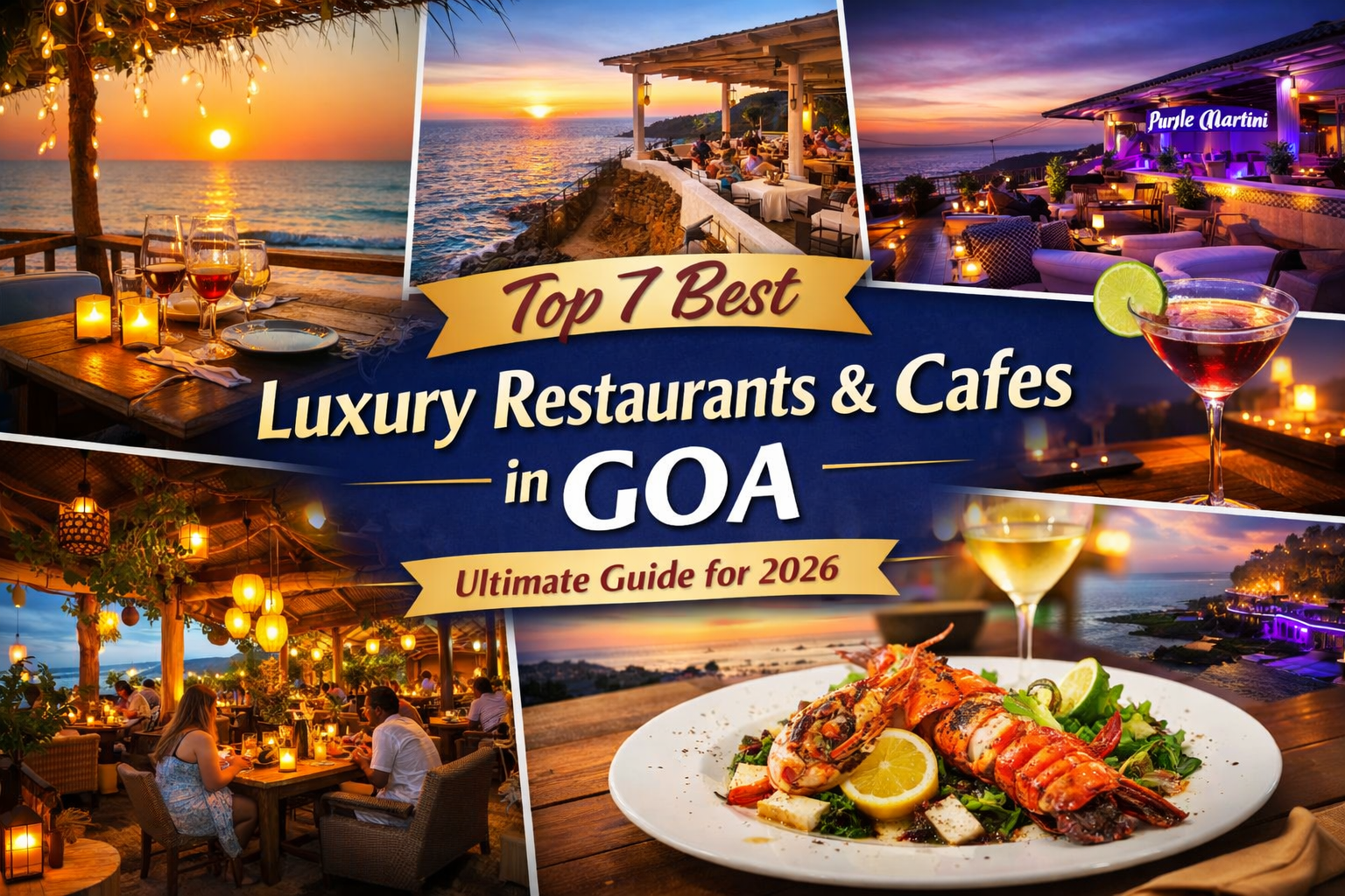 7 Must-Visit Luxury Restaurants in Goa for an Unforgettable Dining Experience.