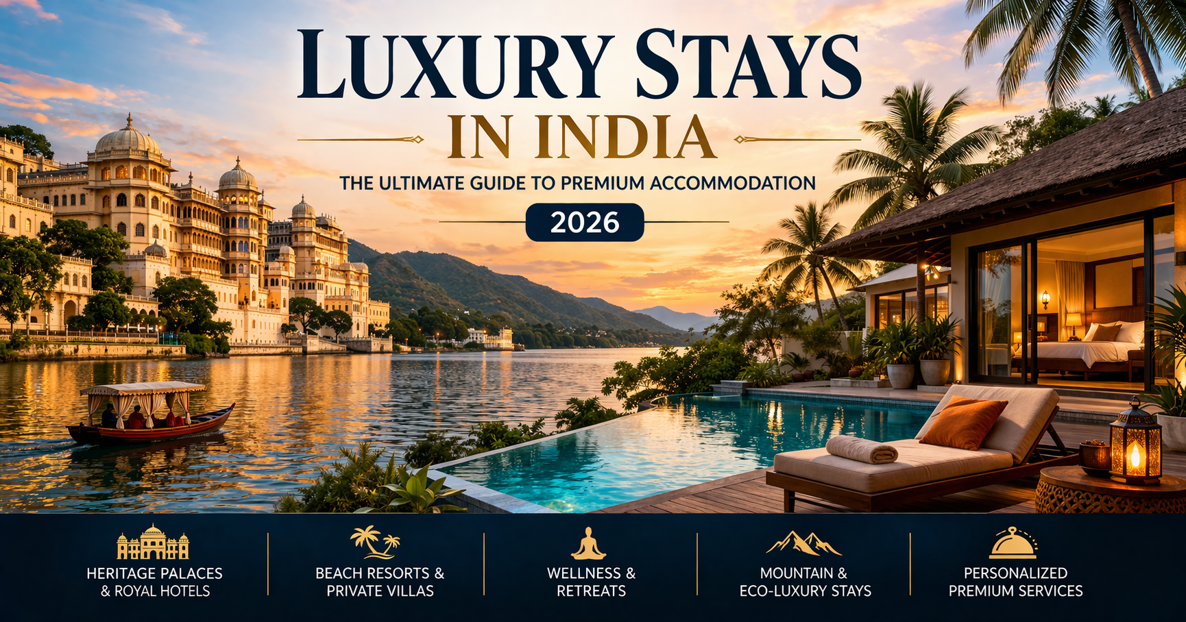 Luxury Stays in India: The Ultimate Guide to Premium Accommodation (2026)